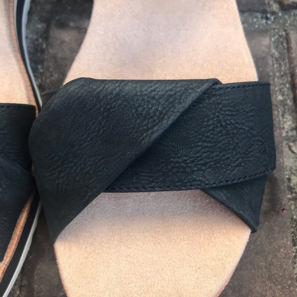 New wo Box Life Stride Zoom Peep Toe Sandal in Black | Size 9.5 - Picture 8 of 10